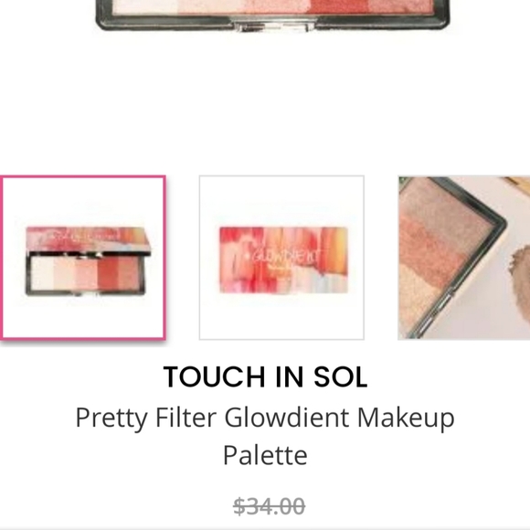 NEW GLOWDIENT PALLET Touch of Sol(retail $42) - Picture 3 of 3
